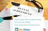 Download Rent Agreement Format Free