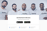 Bitsika landing page redesign