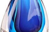 Yao Yuan Hand-Blown Glass Sculpture: A Beautiful Murano-Style Art Piece