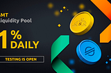 Test launch of the liquidity pool for SMT/XLM currency pair.