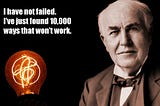 Persistence — the key to success