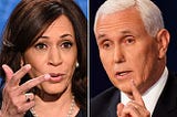 Kamala Harris and Mike Pence