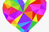 Colored heart