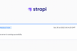 Strapi: From Dev to Production