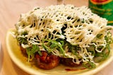 A photo of the Negi Takoyaki.