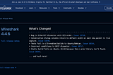 Dynamic Release Notes and a Search Functionality for Sample Capture Files