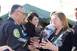 Bernie Sanders’ Wife, Jane, Tours Tent City, Challenges Sheriff Joe Arpaio on Racial Profiling.