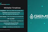 Gems: GameFi & Esports 3.0 Private Sale on Harmony Launcher!!