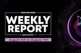 Parex Network Weekly Report — August 5th — August 11th, 2024