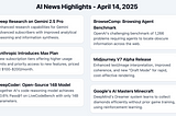 Claude Max Plan 👀 — Weekly AI Newsletter (April 14th 2025)