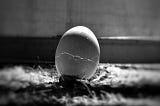 Cracked egg Image