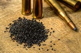 Modern gunpowder is corned
