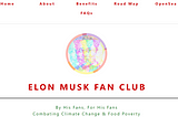 Elon Musk Fan Club #NFT Project