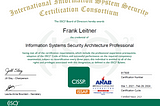 CISSP-ISSAP: My summary