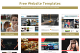 Hand-picked!! Free WordPress Website Templates for your new business venture