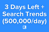 3 Days Left To Invest On Wefunder + Search Trends Rising