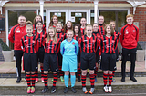 Victory for Dronfield Town U14 Girls.