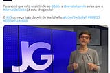 Case da Renata Lo Prete interagindo com o Big Brother Brasil