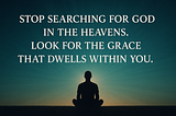 Let the Divine Flow Down