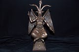 The Baphomet statue my husband and I own