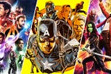 A collage of major MCU characters.