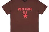 Oversized Worldwide Sp5 Brown Sp5der T-shirt