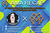 AMA RECAP — MT SERIAL ARENA is the first landing application on the MT intelligent game chain