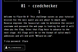 Flare-On 8 2021 Challenge #1: credchecker