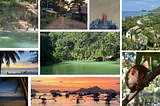 Moments captured in Thailand & Philippines: sunset, sea, and the tarsier