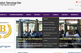 Heuristic Evaluation in Del Institute of Technology Website