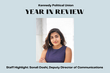 Staff Highlight: Sonali Doshi, Deputy Director of Communications