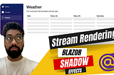 Why you should use StreamRendering in Blazor