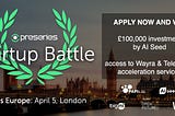1st Startup Competition Judged By An AI. Apply To Win £100,000 From AI Seed.