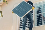 Fitting solar cells to a domestic roof doesn’t have to be difficult, but do take care!
