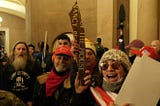 Pro-Trump insurrectionists in Capitol, including man with “Camp Auschwitz” T-shirt