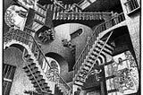 “Relativity” by M. C. Escher