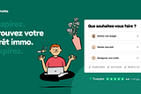 Home page de Pretto . Inspirez / Trouvez votre prêt immo / Expirez