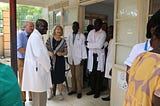 DFID Minister for Africa visits HPF supported paediatric hospital in Juba.