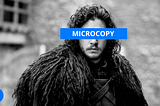 The Bastard Child of UX: Microcopy