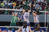 DLSU Lady Spikers suffer Game 1 defeat against NU, yet to find the missing piece