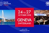 Homeland & Global Security Forum in Geneva in October 2018