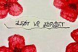 Red Poppies Have a Name By: Judith H. Juste