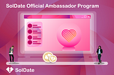 SolDate announces official “Ambassador Program”