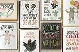What Inspires Amanda Wright to Sell Handmade Greeting Cards in the 21st Century