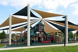 Playgrounds with Shade Structures