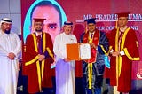 Career coach Pradeep Kumar honored with doctorate degree by Brookfield International University…