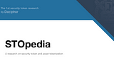 [Security token report] STOpedia by Decipher!
