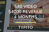 How We Produced a $40 Video that Drove Sales of $4000 in 4 Months