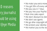 10 reasons every freelance journalist should be using Verifeye Media