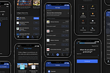 Dark Mode Design Principles: RaiseMe iOS Dark Mode theme